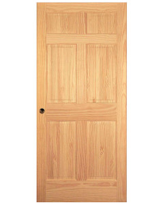 6-Panel Pine Interior Door