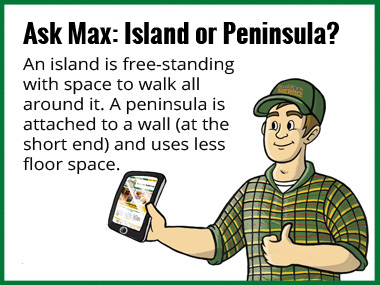 Kitchen Island vs Peninsula