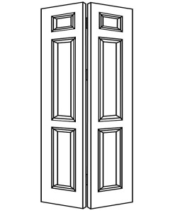 6-Panel Moulded Interior Bifold Door