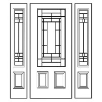 3/4-Rectangle with 3/4 Sidelites