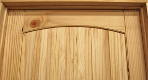 2 Panel Arch Top Door detail