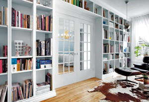 Bookcase media center