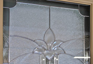 Decorative door glass