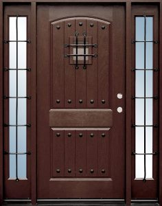 Speakeasy Fiberglass Exterior Door