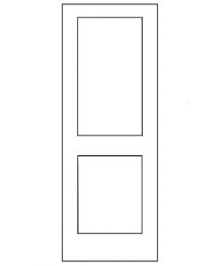 Monroe style molded door lineart