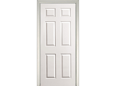 6 Panel Molded Interior Door