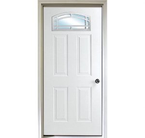 Prairie Fanlite Fiberglass or Steel Door