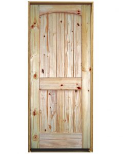 2 Panel Roundtop Pine Door