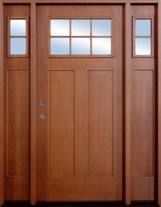 Craftsman 6-Lite Fiberglass Door