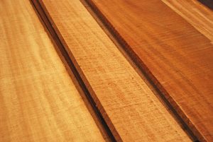 African mahogany rough hardwood boards