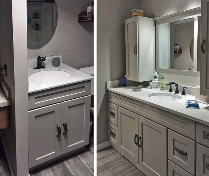 Stone Harbor Gray Bathroom Vanity Builders Surplus