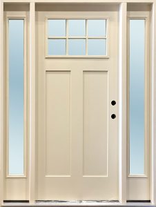 Craftsman 6-lite cream door