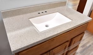 Sandy Beach bathroom vanity top