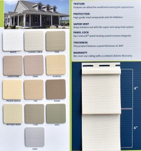 Vinyl Siding colors