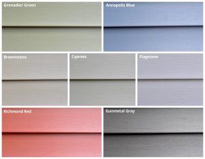 Vinyl Siding name colors