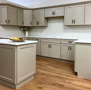 Stone Harbor Grey Kitchen Cabinets