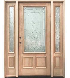 Mahogany Square Top Decorative Door