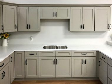 Stone Harbor Gray Kitchen Cabinets