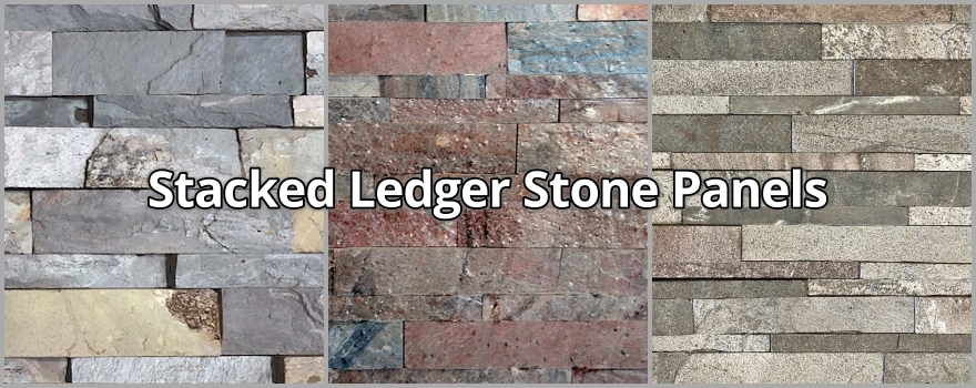 Stacked Ledger Stone Panels