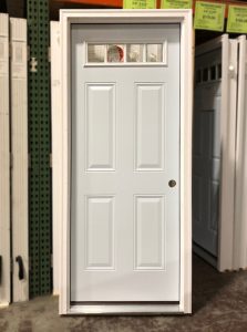 4 lite steel exterior door