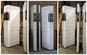 Molded interior doors