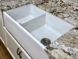 White Apron Sink