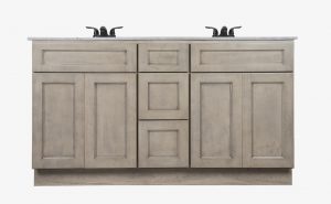60" Old Harbor Gray vanity