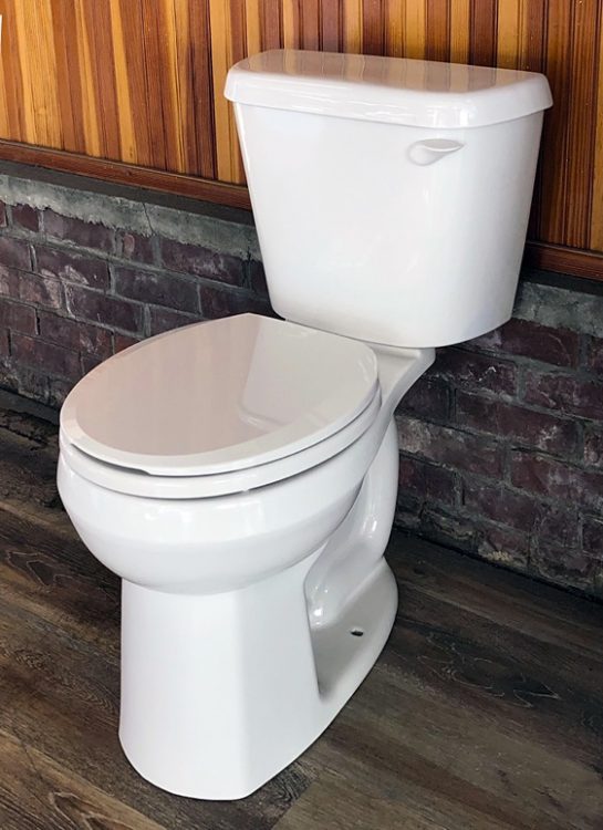 White Bathroom Toilet $139 - Builders Surplus