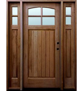 Mahogany Arch Top Door