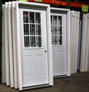 9 Lite exterior doors