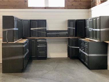 New Castle Gray Cabinet Display $4,800