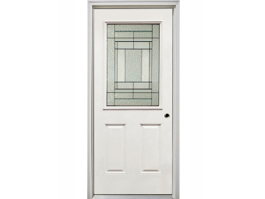 Chatham Half Glass Fiberglass Door
