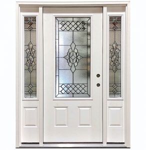 Providence Decorative Door with Sidelites