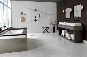 Glacier Statuary Porcelain Shower Panels