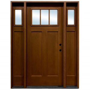 Craftsman 3 Lite Fiberglass Door