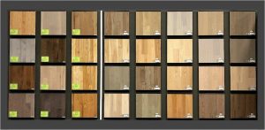 Wickham Hardwood Flooring display