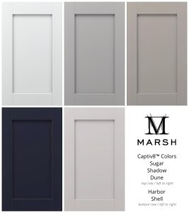 Marsh Cabinets Captiv8 colors