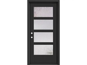 Malden 4-Lite Rain Glass Door