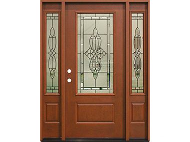 Prefinished Fiberglass Exterior Doors