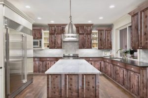 Rustic Walnut Kitchen