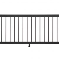 Black w/ Round Balusters