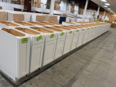 Ready-To-Go Arcadia White Cabinets (Lunenburg, MA Only)