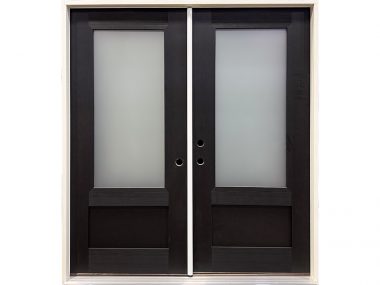 3/4 Black Privacy-Glass Fiberglass Double-Door $1,195