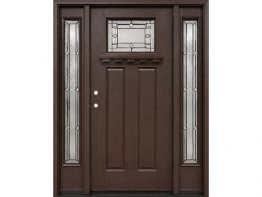 Dark Walnut Deco + Full Deco SL Unit Fiberglass Door $1,595