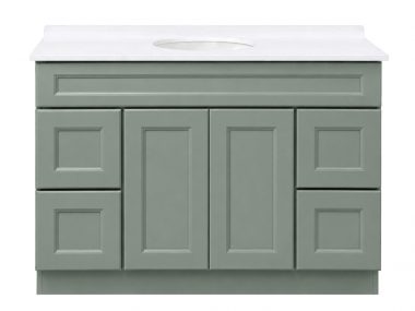 FOREST GREEN BATH VANITY